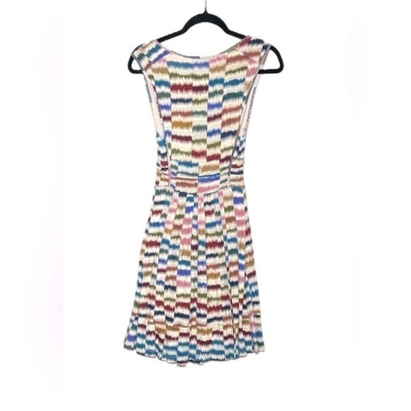 Anthropologie Mauve Sennebec A-Line, Stretchy, Keyhole Midi Dress w/ Pockets XXS - Picture 5 of 15